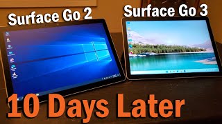 The Microsoft Surface Go 3 4GB RAM/64GB After 10 Days | Surface Go 2 VS  Surface Go 3