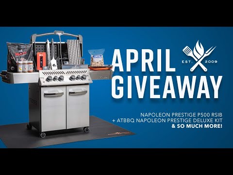 ATBBQ.com Napoleon Prestige P500RSIB Giveaway | Over $2,000 in Prizes