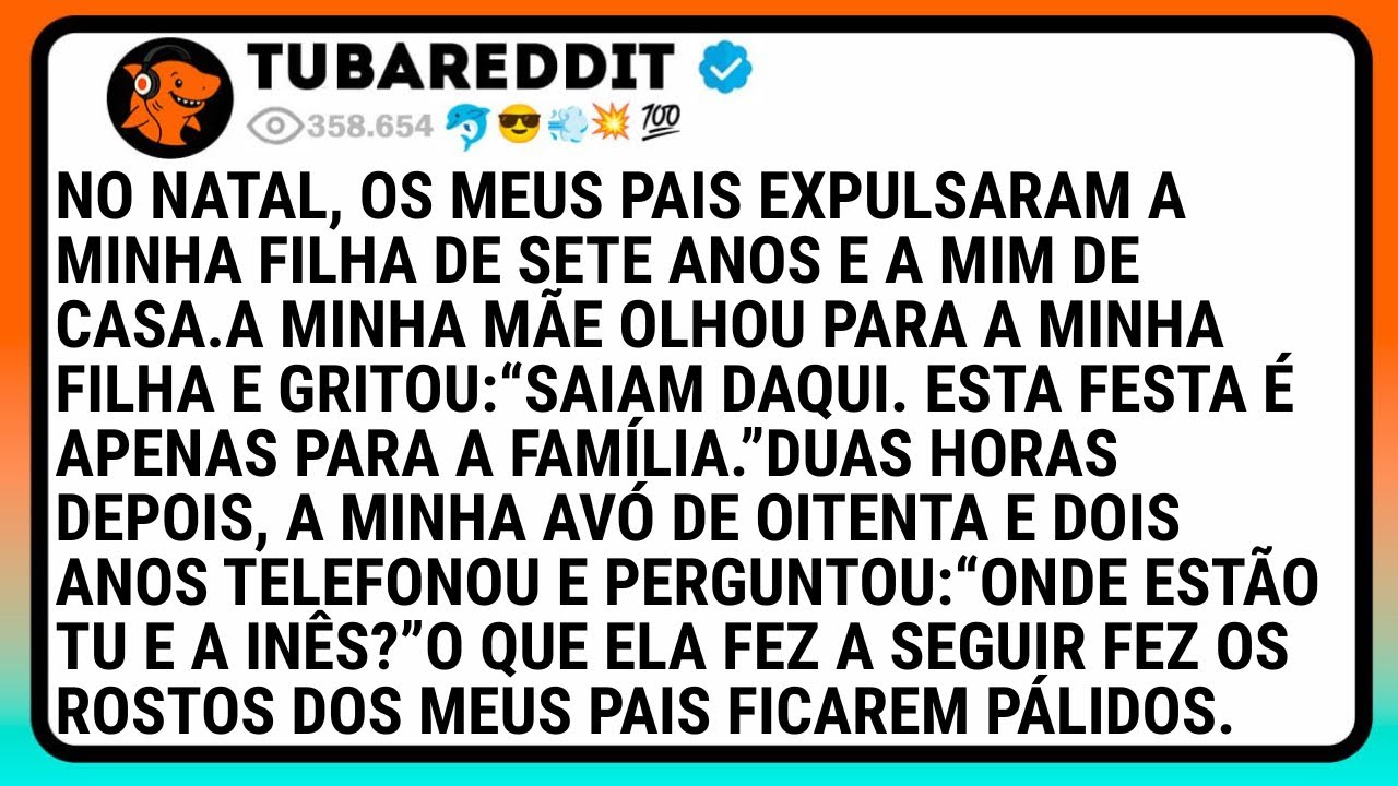 No Natal, Os Meus Pais Expulsaram A Minha Filha De Sete Anos E A Mim De Casa. A Minha Mãe Olhou..