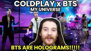 BTS / COLDPLAY: My Universe on The Voice Reaction [BTS AS HOLOGRAMS]