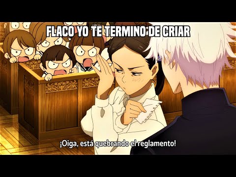 Descubres que una profesora quiere seducirte Gojo en Jujutsu Kaisen