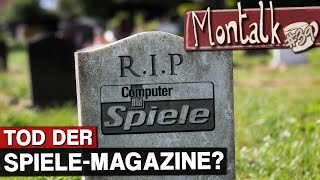 Das Ende von „Computer Bild Spiele“: Stirbt der analoge Spielejournalismus aus? | Montalk #39