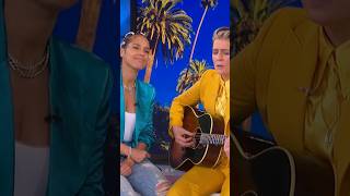 Alicia Keys & Brandi Carlile - A Beautiful Noise (Live at Ellen, 2023) #aliciakeys #ellen #shorts