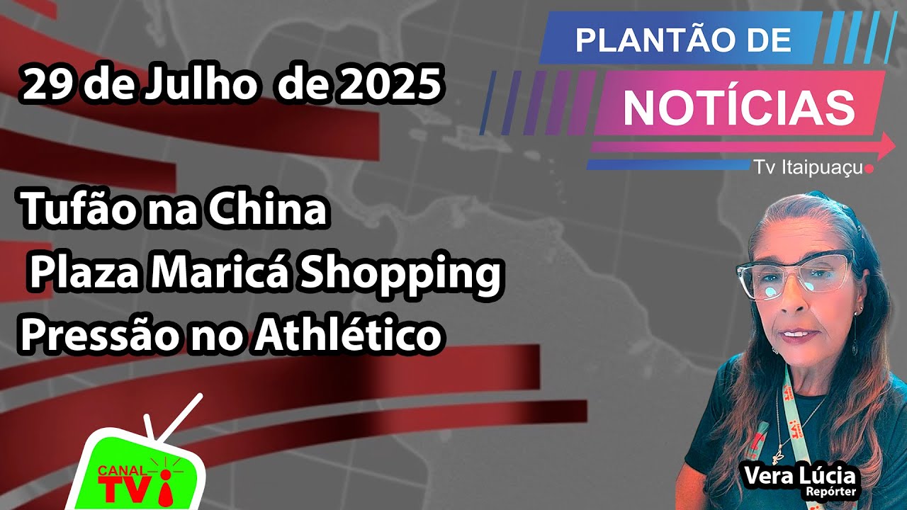 CANAL TVi - Plantão de Notícias 29 de Julho de 2025