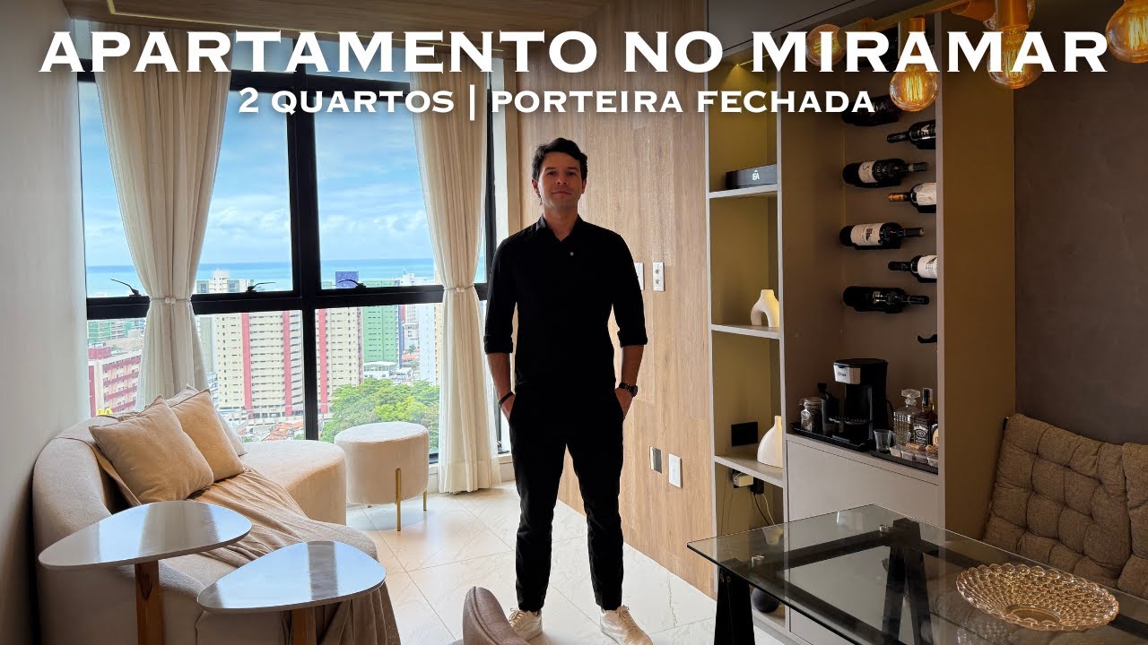 APARTAMENTO NO MIRAMAR, COM 2 QUARTOS | PORTEIRA FECHADA | JOÃO PESSOA, PARAÍBA