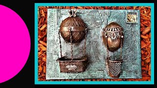 Steampunk Air Balloons Wall Decor