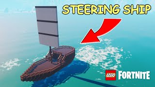 How to make a REALISTIC Steerable SHIP in Lego Fortnite