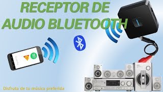 RECEPTOR BLUETOOTH PARA TU HOGAR O AUTO