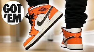 orange jordan air 1