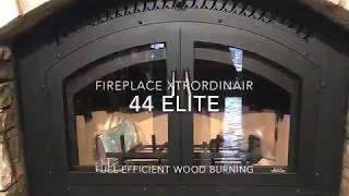 Fireplace Xtrordinair 44 Elite wood burning fireplace