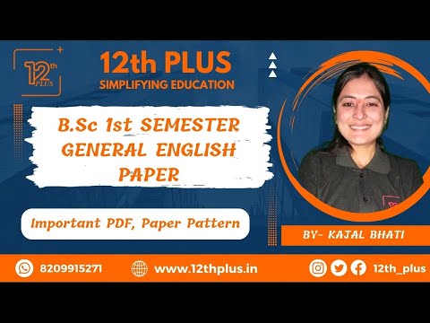 JNVU 1st Semester General English By- Kajal Bhati Ma'am