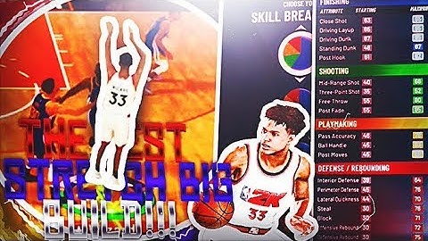 BEST STRETCH BIG BUILD NBA 2K20! MAKE THE BEST SH00TING BIG MAN EVER! STRETCH 4 BUILD