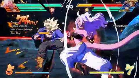 new Android 21 touch of death combos from only 0.5 bars