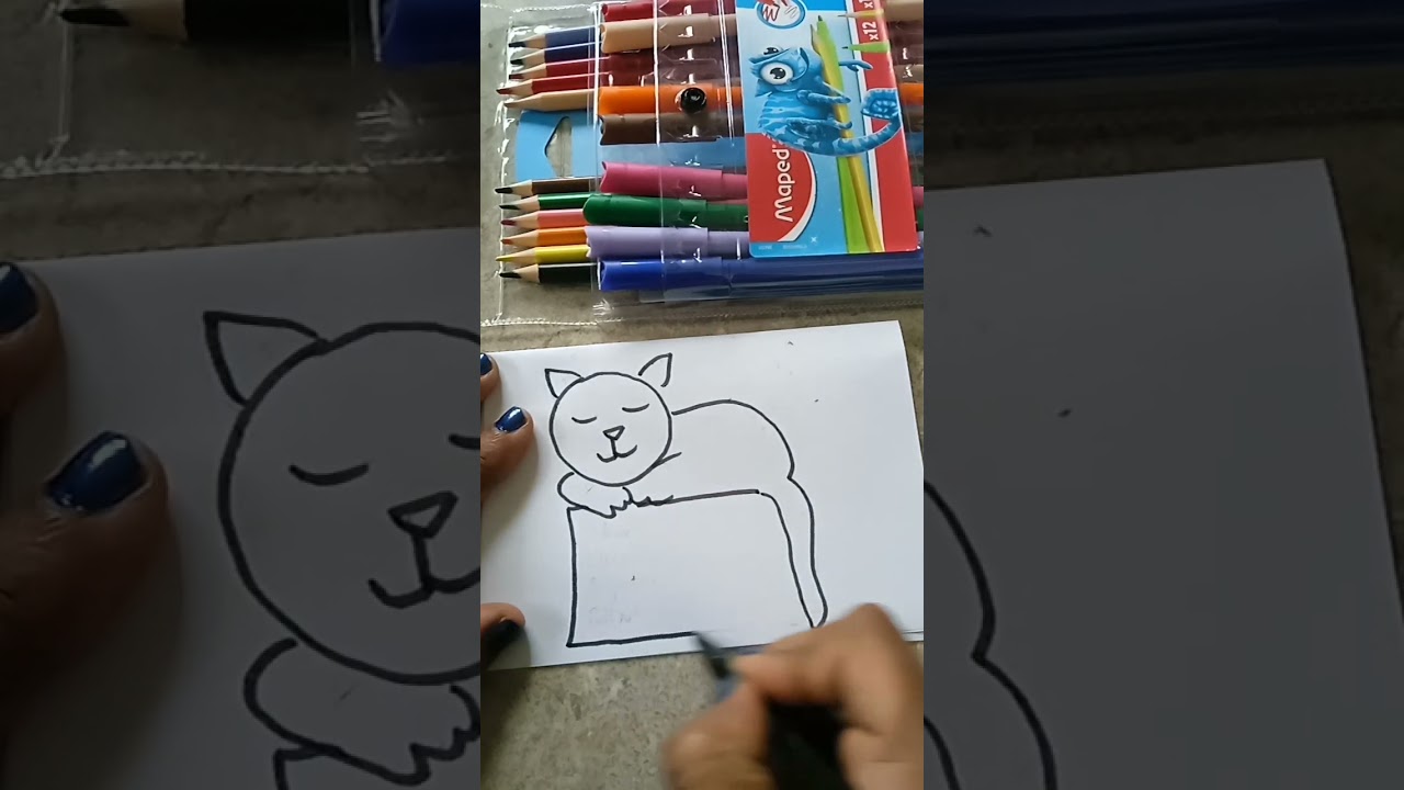 cover page designing idea for kids school assignment/# kidsdrawing