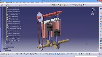 Engine Simulation in CATIA V5 Kinematics