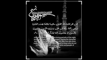 ماتيسىر من سورة الزمر القارئ ماهر المعيقلي