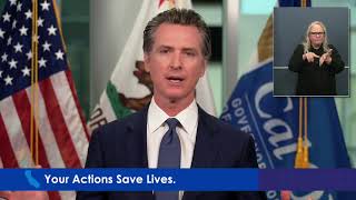 Live daily coverage provided by the california governor's office