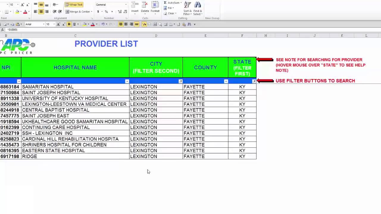 2. APC Pricer Provider List YouTube
