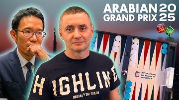 Backgammon Arabian Grand Prix 2025 ▸ Mochy 🇯🇵 vs 🇷🇺  Vasily Chemokhonenko