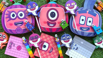 Looking for Numberblocks NEW 345 Puzzle Tetris Shape ASMR  | Numberblocks Satisfying Video