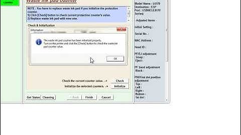 Reset Epson L6160 L6170 L6190 Adjustment Program