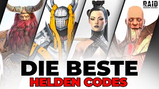 RAID Shadow Legends epische Helden Codes✔️Neue Champion Code auf PC