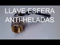 Valvula esfera anti heladas