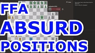 4 PLAYER CHESS | FFA Absolute Madness!!