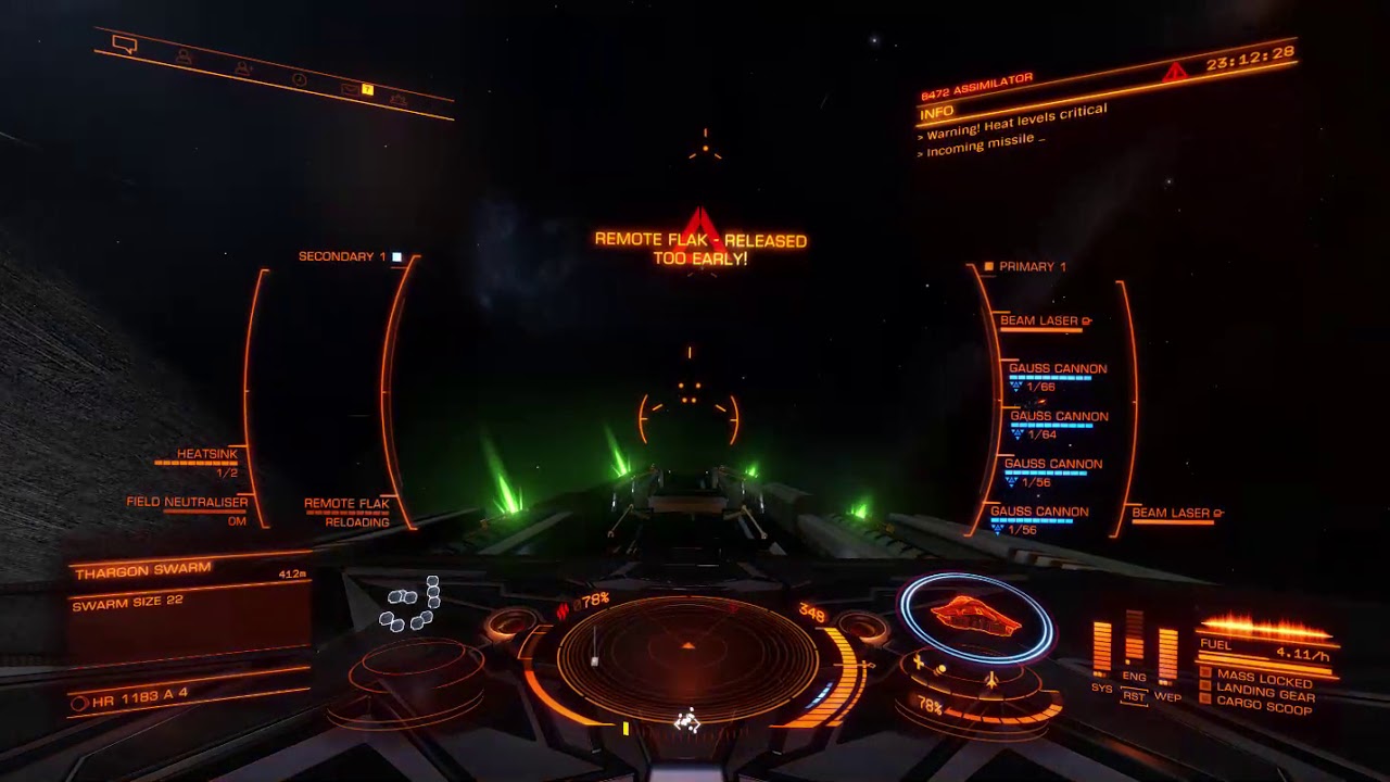 Elite Dangerous 4 Gauss Cannons YouTube
