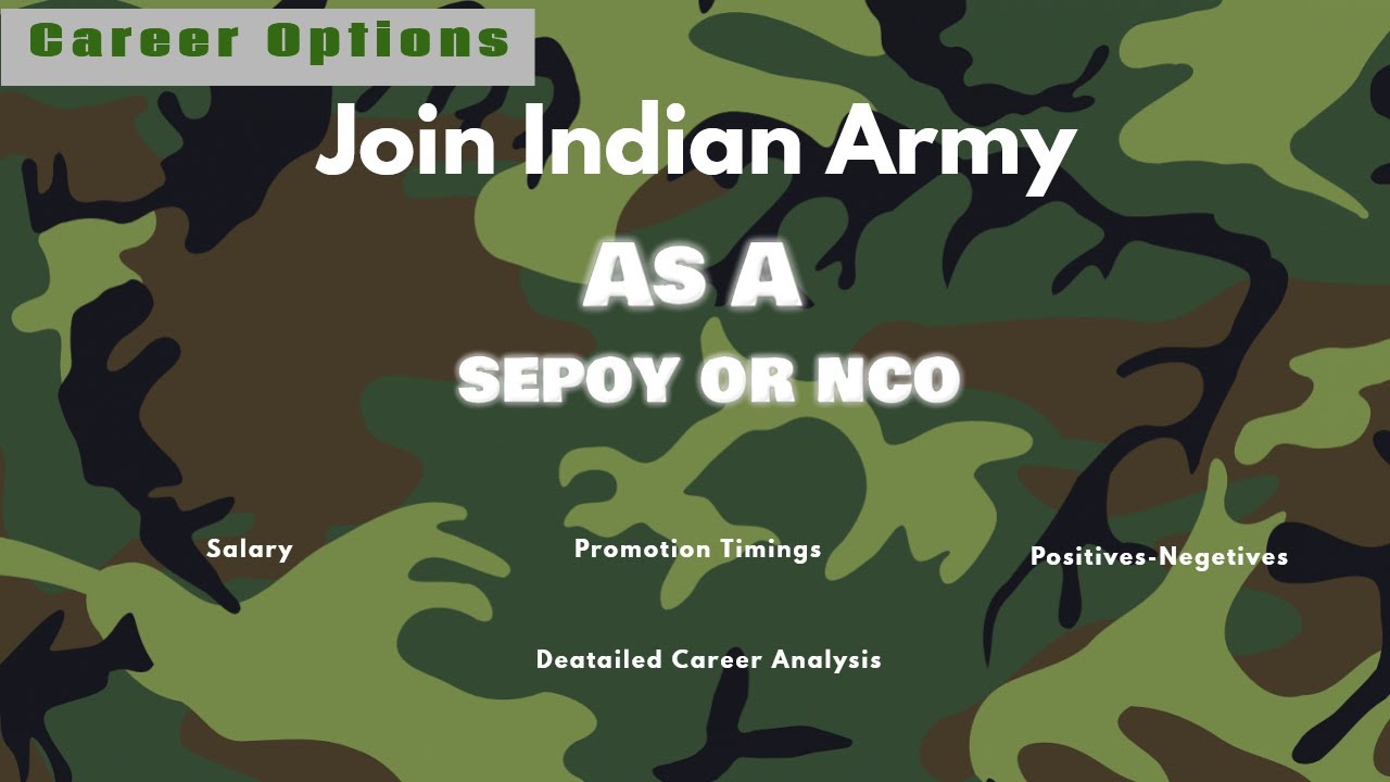 indian army as a career option essay