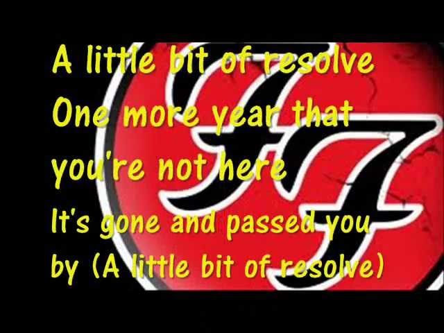 Foo Fighters - Come Alive Lyrics