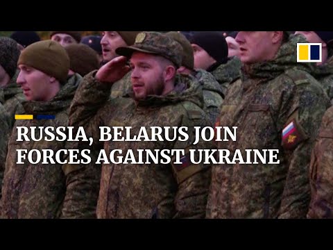 First Russian troops reach Minsk to join Belarusian forces to defend against Ukraine