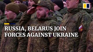 First Russian troops reach Minsk to join Belarusian forces to defend against Ukraine
