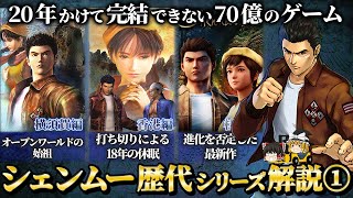 【シェンムー1&2】シナリオ進捗率とクセのあるシステムを全作解説【横須賀&香港】