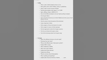 Python important coding nd concept questions for interview @csestudies3749