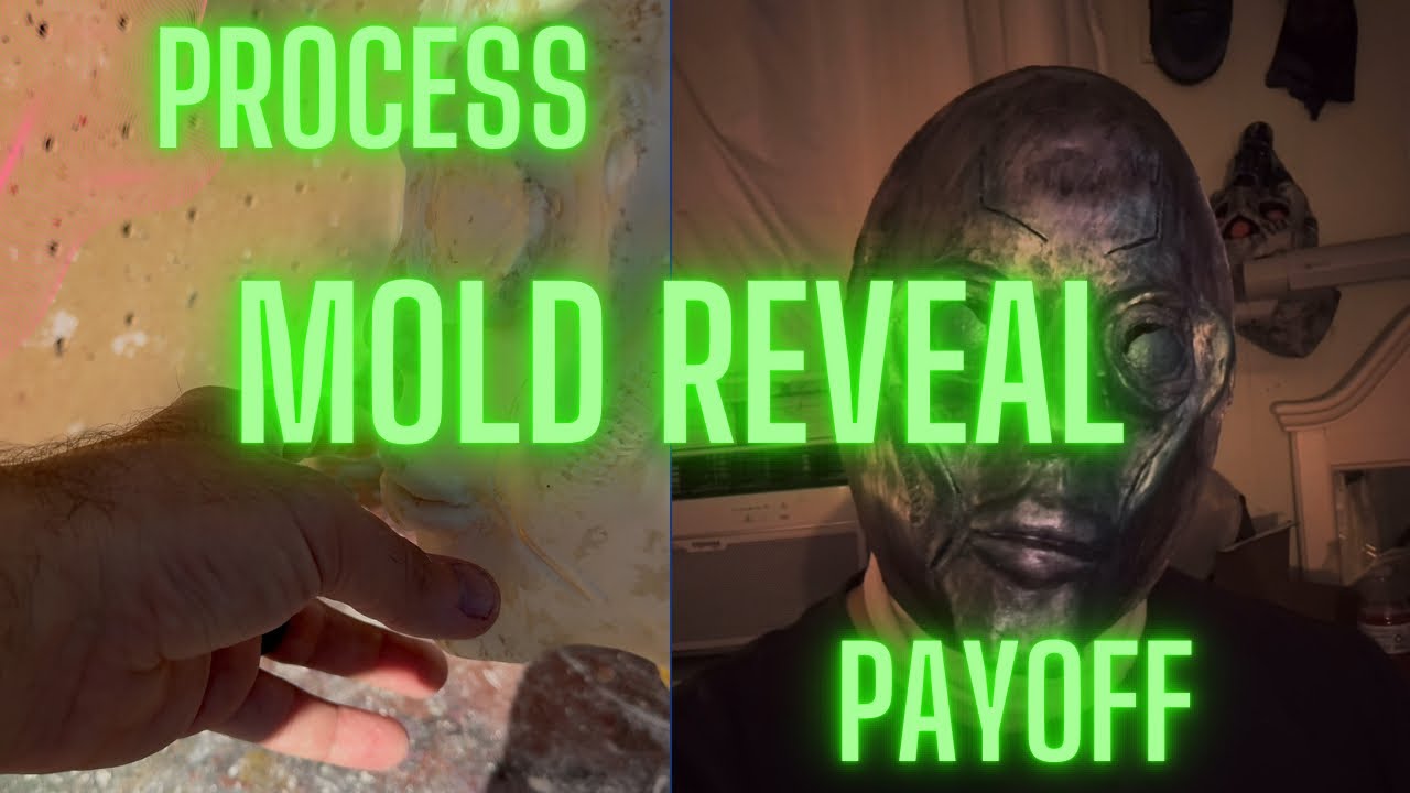  MOLD REVEAL! Arcane Latex Mask + FINAL PAINTED TEASER! (Satisfying Peel)