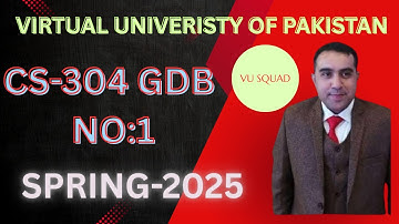 CS-304 GDB NO:1 SPRING 2025