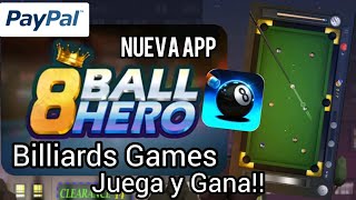 8 BALL HERO app Gana dinero jugando apps paypal win rewards Games Online 2020 screenshot 2