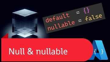 Null and nullable