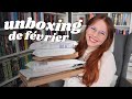 Unboxing de fvrier  des livres et de la papeterie