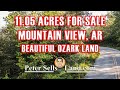 1105 ac land for sale  mountain view arkansas stone county  petersellslandcom