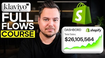 Klaviyo Flows Tutorial For Beginners (2025 Full Course for Shopify)