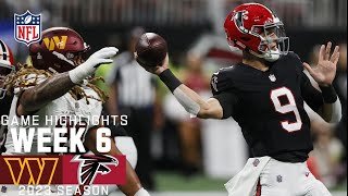 Washington Commanders vs. Atlanta Falcons | 2023 Week 6 Game Highlights