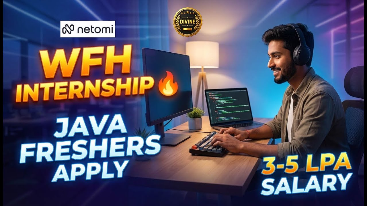 Work From Home Java Internship | Netomi Hiring Software Development ...
