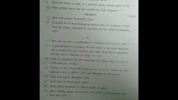 12th Class 2020 Physics paper Kashmir division JKBOSE || #Shorts #jkbose #physics #papers