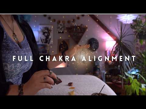 ASMR Reiki 🕉️ Chakra Alignment & Balancing 🔥 Full Body Energy Work Healing Session