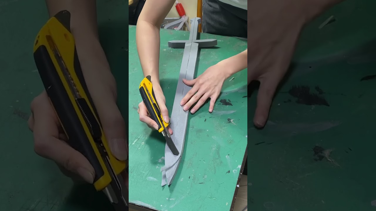 カッター捌き #特殊造形 #コスプレ造形 #サンペルカ