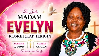 Celebration of a life well lived, the Late Madam Evelyn Kosgei Kap Terigin.