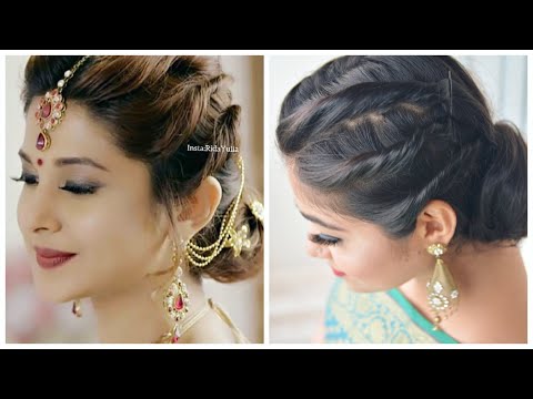 Easy Hairstyle With Saree Jennifer Winget Hairstyle