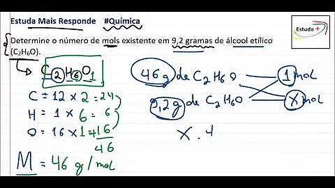 Como calcular mol de uma molécula?